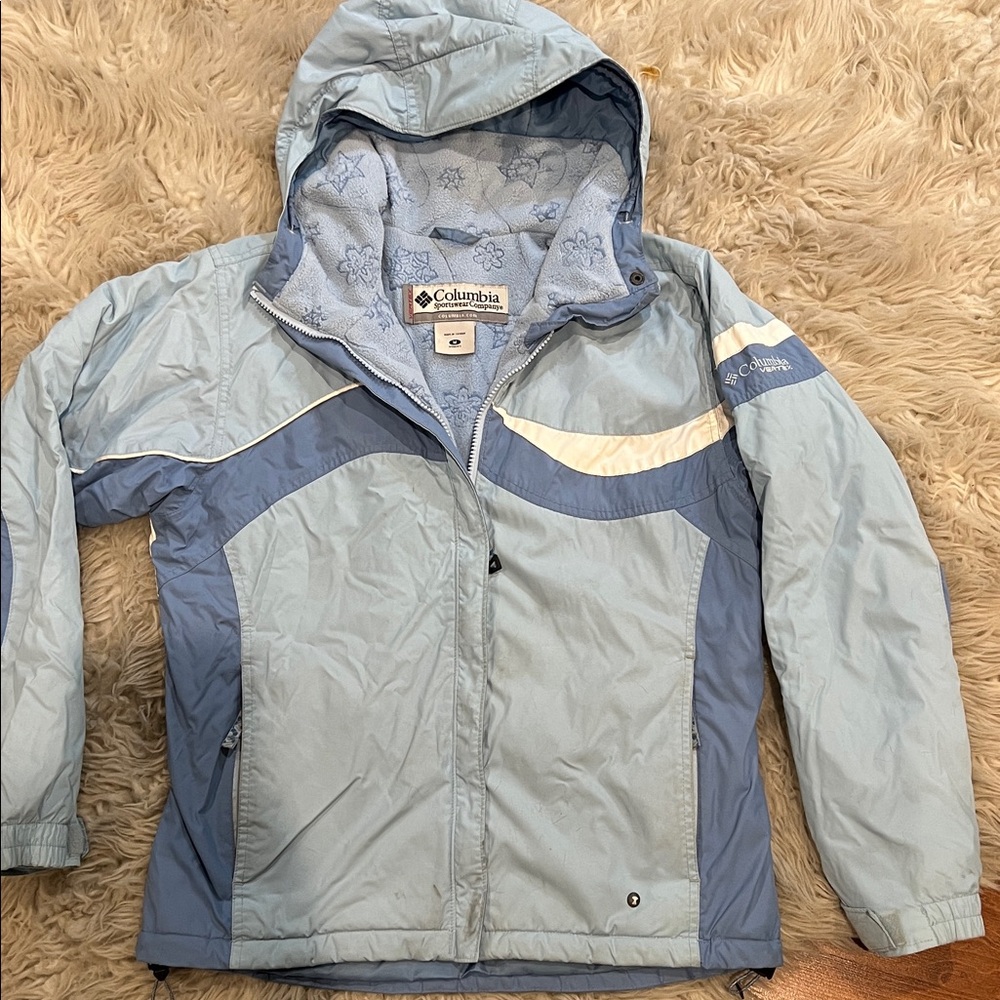 Columbia Vertex Blue Patterned Jacket
